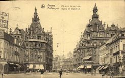 CPA Anvers Entree De La Rue Leys