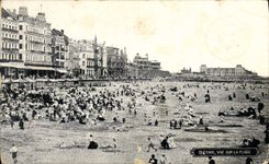 CPA Ostende Vue Sur La Plage