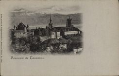 CPA Souvenir De Lausanne