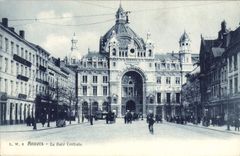CPA Anvers La Gare Centrale