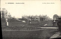 CPA Ostende Jardin Du Roi