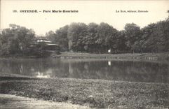 CPA Ostende Parc Marie Henriette