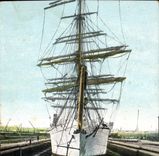 CPA Le Havre Trois Mats en cale seche Bateau 