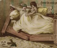 VINTAGE POSTCARD Like the Civilians provided that it holds Soldat Militaria Chat