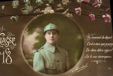 Soldado de Militaria de la clase 18 de la POSTAL de la VENDIMIA