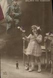 VINTAGE POSTCARD Child Militaria Soldier