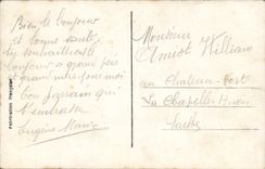 VINTAGE POSTCARD Salut Dad Your Sons Is Proud to know you soldier of yesterday Militaria