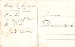 VINTAGE POSTCARD General Bleaches on grass Child Militaria Soldats of It