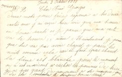 VINTAGE POSTCARD Thought Of France Flowers