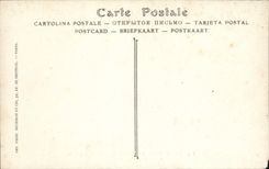 VINTAGE POSTCARD the Festival Of the Flags July 14th, 1917 Ravelled Place of the Militaria Nation