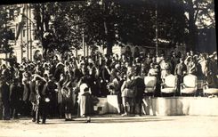 CPA Fetes de la Victoire 14 juillet 1919 La tribune officielle Militaria