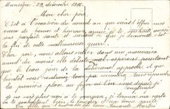 VINTAGE POSTCARD Happy Year Woman GUI