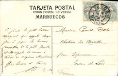 CPA Tanger Vista Panoramica Bateau