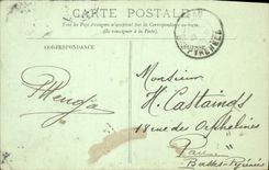 VINTAGE POSTCARD Paris Old Montmartre the tower of the philosopher