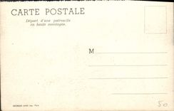 CPM Depart d'une patrouille en haute montagne