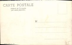 CPA Batterie De 75 Tractee Par Autos Chenilles Militaria