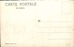 CPA Au Sahara Chameau Militaria