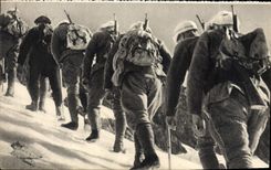 CPA Ecole De Haute Montagne Chasseurs alpins Militaria 