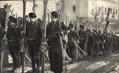 CPA Eclaireurs Skieurs Chasseurs alpins Militaria 