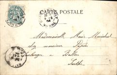 CPA Salut Noble Drapeau 32eme regiment d'infanterie Militaria