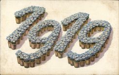 VINTAGE POSTCARD Fantasy Year 1919