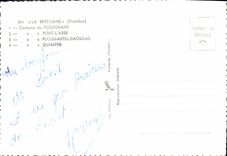 CPM La Bretagne Costume De Fouesnant Pont l'Abbe Plougastel Daoulas Quimper Folklore 