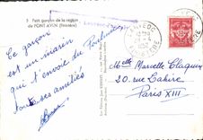 CPA Pont Aven Petit garcon Folklore 