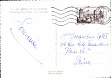 CPM Au Jardin De La France Costumes Regionaux Tourangelles Folklore 