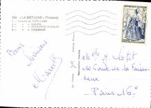 CPM La Bretagne Costume De Pont L'Abbe Quimper Plougastel Daoulas Fouesnant Folklore 