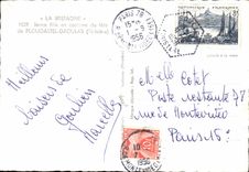 CPA La Bretagne Jeune Fille En Costume De Fete Plougastel Daoulas Folklore 