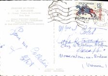 CPM La Normandie Grands Volante de Coutances Bons amis Groupe folklorique La Rose aux Bouais d'Avranches Lapin