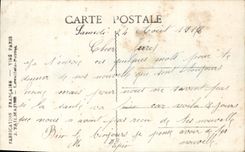 CPA Fantaisie Homme Soldat