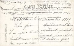 CPA Fantaisie Homme Soldat Ce Qu'Ils Chantent A la tienne Etienne