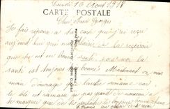 VINTAGE POSTCARD Fantaisie Rose Flowers Guarantees Heart