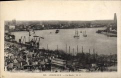 CPA Bordeaux La Rade Bateaux