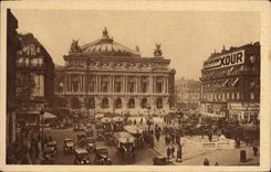 VINTAGE POSTCARD Paris Operated Xour Lotion