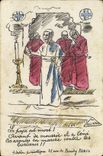 CPA Le pape est mort 