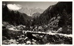 CPM Environs de St Martin Vesubie Pont Frontiere du Boreon