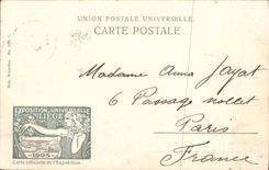 CPA Exposition Universelle de Liege 1905 Vue de la Meuse