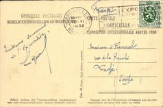CPA Anvers 1930 Place du centenaire 