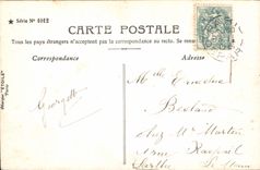 VINTAGE POSTCARD Fantasy Woman Flowers Good Festival