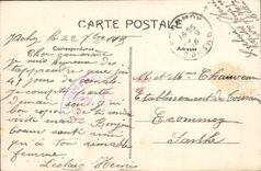 VINTAGE POSTCARD Vichy New Parks and Restoring the Cicada