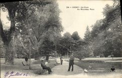 CPA Vichy Un Coin du Nouveau Parc