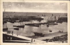 CPA Quiberon Port Maria Bateaux