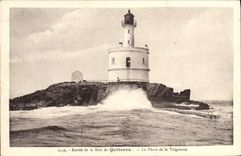 CPA Entree de la baie de Quiberon Le Phare de la Teignouse
