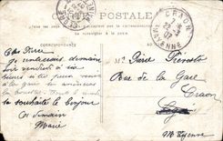 VINTAGE POSTCARD Fantasy Children Babies the Automobile car Paris