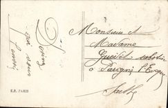 VINTAGE POSTCARD Fantasy Child Baby teddy bear