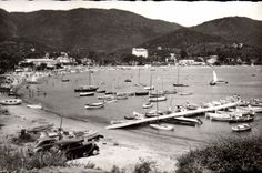 CPM Cavalaire Sur Mer Le port et la plage 