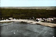 CPM Jard Sur Mer Le Port et la Plage Vue aerienne 