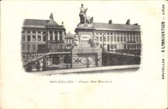 CPA Bruxelles Place des Martyrs